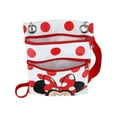 thumbnail image 4 of Disney Minnie Polka Dot Zip-Up Passport Bag, Crossbody, 4 of 4