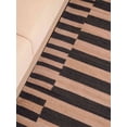 thumbnail image 6 of Rugsotic Carpets Handmade Rugs Hand Woven Kilim Runner 2'6''x10' Cream Charcoal Wool for Indoor Use, 6 of 7