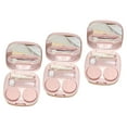 thumbnail image 2 of 3 Pieces Portable Eye Contact  with Accessory Holder Container Convenient for Women R Caps Small Size Pink, 2 of 10