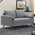 thumbnail image 2 of LifeStyle Solutions Causeuse Cambridge en Tissu Gris, 2 of 5