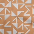 thumbnail image 1 of oneOone Georgette Viscose Light Peach Fabric Geometric Dress Material Fabric Print Fabric By The Yard 42 Inch Wide, 1 of 4