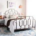 thumbnail image 4 of SAFAVIEH Paloma Metal Retro Bed Frame, Queen, Antique Bronze, 4 of 5
