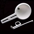 thumbnail image 3 of 1pc Kitchen DIY Convenient Chocolate Candy Funnel Mold White Foodgrade Plastic Pancake Cream Batter Dispenser, Black Small Paper Cup Bakeware Tool, 3 of 5