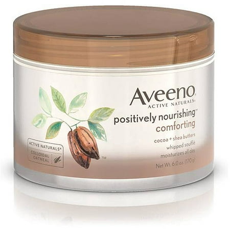 Aveeno Positively Nourishing Comforting Whipped Souffle 6 oz