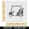 thumbnail image 2 of Golf Cart Caddy with Clubs DIY Cookie Wall Craft Stencil - 3.5 Inch, 2 of 5