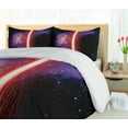 thumbnail image 5 of Ambesonne Galaxy Duvet Cover Sets, Space Theme, 2-Queen, Black, 5 of 7