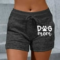 thumbnail image 2 of JIKNTTR Biker Shorts Women Fashion Printed Bottoming Yoga Pants Casual Sports Tie Up Stretch Shorts Lightweight Summer Shorts, 2 of 4