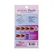 KISS Falscara STUDIO PALETTE, Lash Extension Kit, Delicate Fluffy, 18 Lash Clusters
