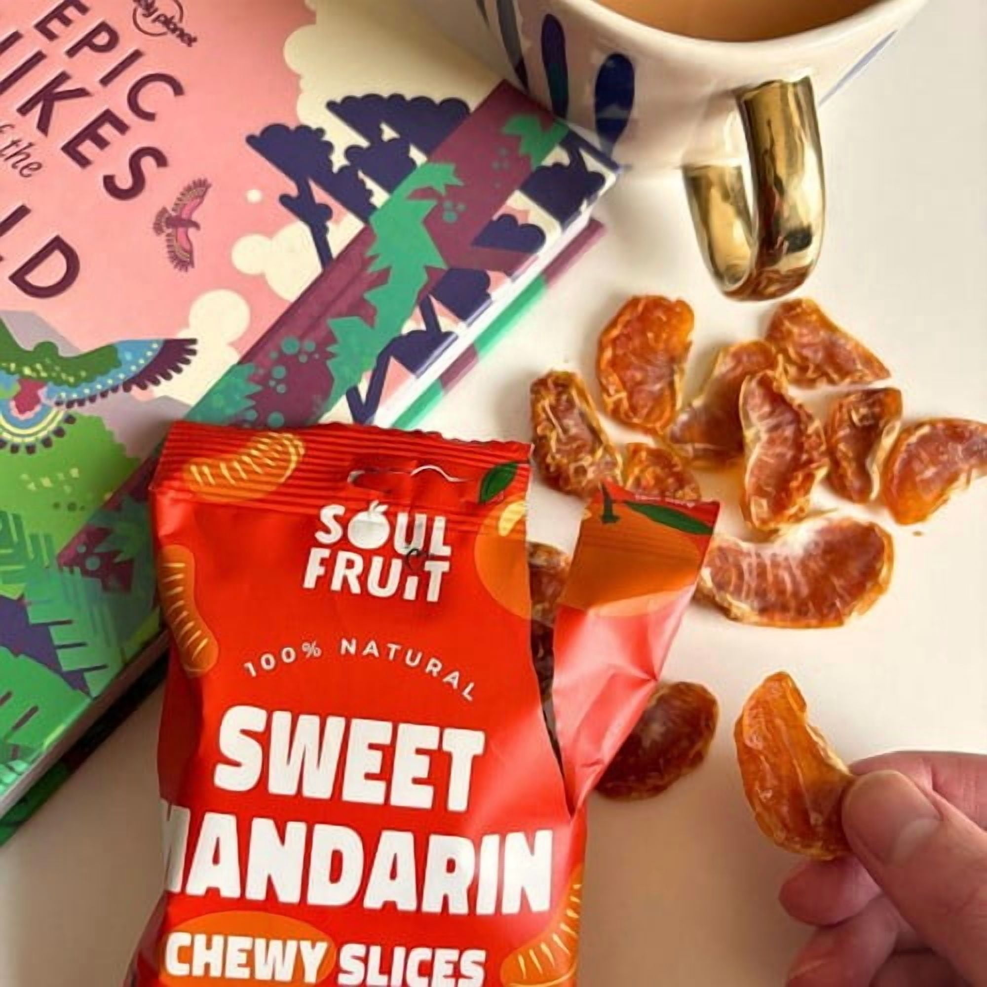 Soul Fruit Soft Dried Mandarin 25g, British Import (Pack of 2)