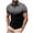 A-Dark Gray341, variant on Bibifish Mens Polo Shirts Splash Gradient Two Tone Split Body Lapel Collar Shirts Zip Neck Casual Short Sleeve Tops