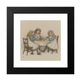 thumbnail image 2 of Kate Greenaway 20x20 Black Modern Framed Museum Art Print Titled - The Tea Party, 2 of 5