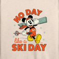 thumbnail image 3 of Disney - No Day Like A Ski Day - Women's Lightweight French Terry Long Sleeve Shirt, 3 of 5