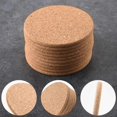 thumbnail image 5 of Set of 10 Cork Bar Drink Coasters - Absorbent and Reusable - 90mm, 5mm Thick, 5 of 5