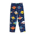 thumbnail image 4 of Daiia Planets and Stars Women's Sleep Pant with Pockets and Drawstring,Pajama Pants-XX-Large, 4 of 9