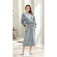 thumbnail image 3 of Richie House Womens Soft Premium Flannel Fleece Bathrobe RHW2884, 3 of 6