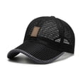 thumbnail image 1 of Ganfancp Summer Extended Eaves Full Mesh Baseball Cap Outdoor Breathable Shade Mesh Cap for Indoor/Outdoor, 1 of 2