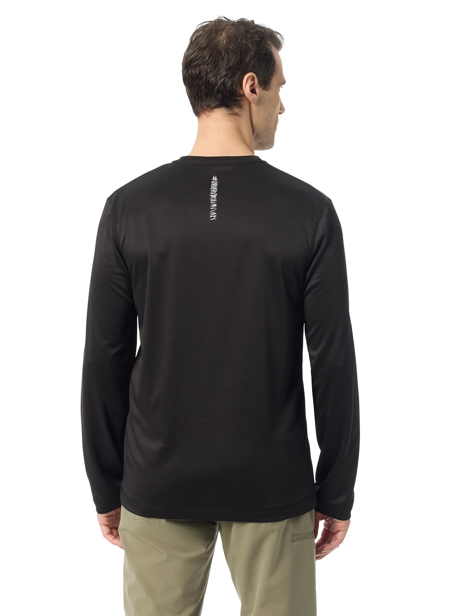 Bass & Co Men's & Big Men's Long Sleeve Hiker Tech Tee, Sizes S-XXXL