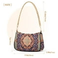 thumbnail image 3 of Retro Square TradditionalWomen Small Shoulder Bag Crossbody Tote Hobo Bags Purse Clutch Handbags with Chain Strap for Women, 3 of 7