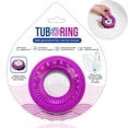 thumbnail image 1 of TUB RING The Ultimate Tub Drain Protector Hair Catcher/Strainer/Snare, Regular - Purple, 1 of 4