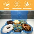 thumbnail image 4 of Donut Fresh 2-Pack Donut Storage Containers with Lids, Airtight, Reusable, Holds 12, Freezer and Microwave Safe, 4 of 6