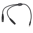 thumbnail image 1 of Cable de Doble xlr A 3.5 mm, Buena Transmisión de Señal 24 AWG Cable Xlr Sin OxÍgeno ​​para el Estudio para Actuaciones en vivo, 1 of 7