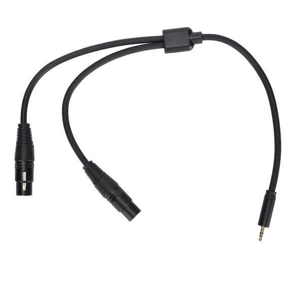 XLR Cable, 24AWG Oxygen Free Copper Audio Cord Noise Reduction Flexibility Signal Transmission Clear Sound Quality for Live Performances for Studio