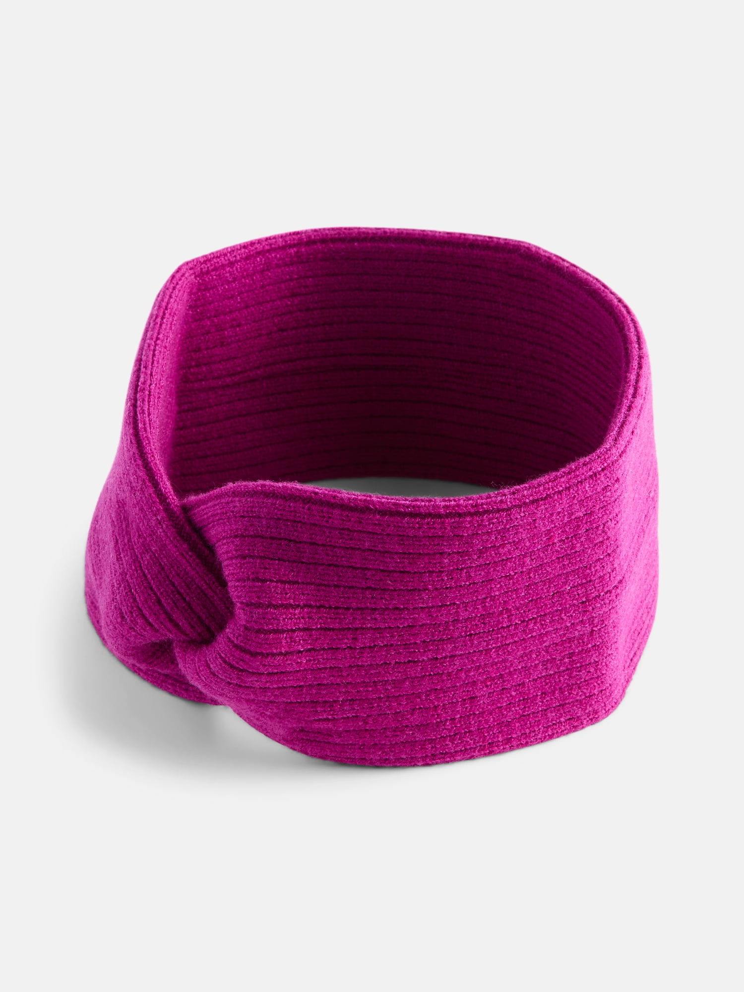 Scenario Women's Knit Twist Headwrap, Berry Bright