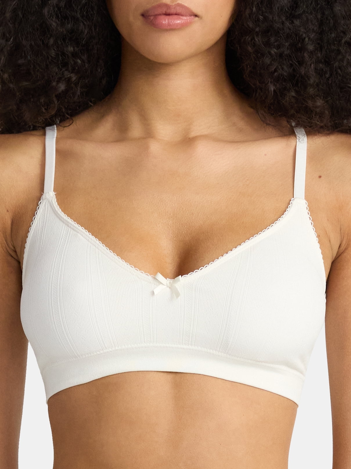 No Boundaries Seamless Triangle Bralette & Boyshort Set, 2-Piece, Women's XS-XXXL