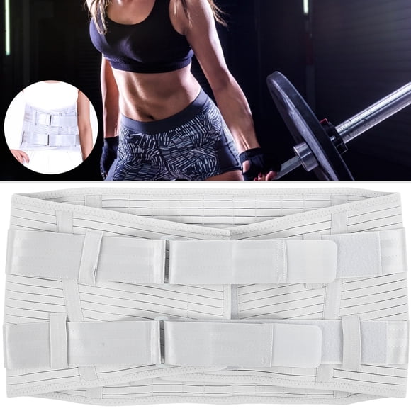 Cinturón Lumbar, Ajuste De Tamaño Luz De Soporte Para La Espalda Con Correas Dobles Ajustables Para Personas Con Dolor De Espalda Para Enfermedades Profesionales Hernia De Disco