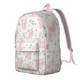 thumbnail image 2 of Cute Pig Backpack – Cartoon Farm Animal Pattern Bookbag with Watercolor and Artistic Design for School, 2 of 5