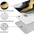 thumbnail image 5 of Black Marble Gold Wave Pattern Bathroom Rugs Sets 3 Piece,Toilet Cover Set,Absorbent Non Slip Bathroom Mats Sets with U-Shaped Contour Rug Toilet Rug Set, 5 of 5