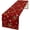 Christmas-3, variant on Modern Japanese Bamboo Table Runner 13x36in, Black Gold Chinese Table Runners for Kitchen & Dining