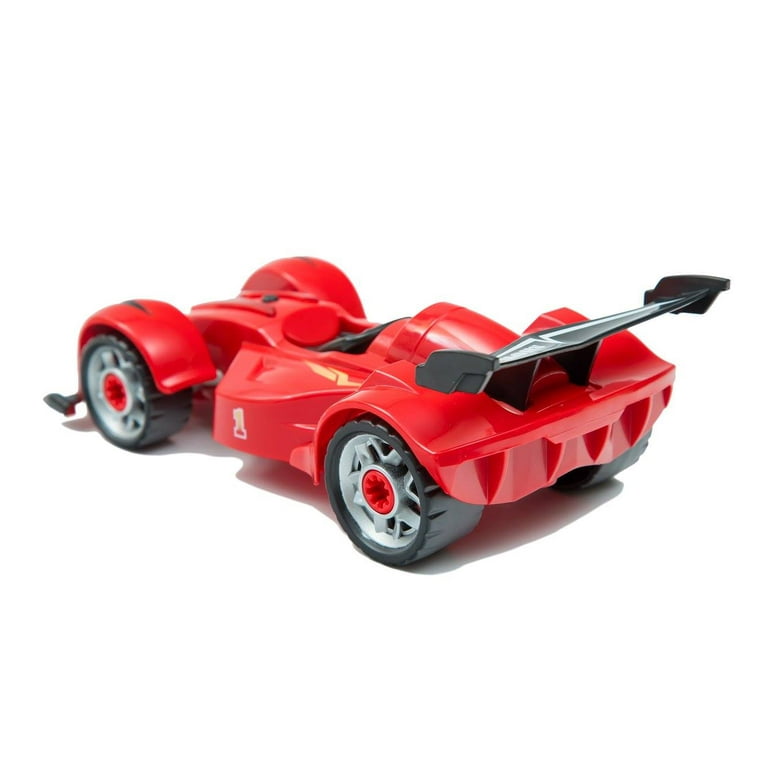 Red racing store car toy