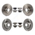 thumbnail image 1 of Transit Auto Front Rear Disc Brake Rotors and Ceramic Pads Kit for Car 2014-2015 BMW 335i GT xDrive Without Blue Painted Calipers K8T-101612, 1 of 2