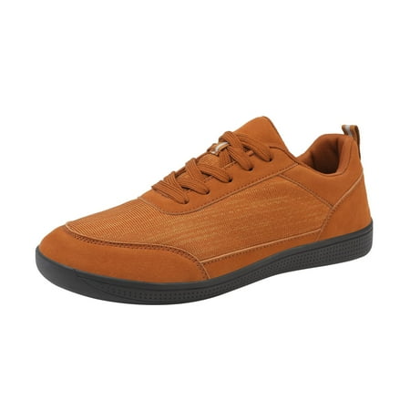 

Yzengfg Couples Pure Color Lace Up Round Head Casual Shoes Men s And Women s Flying Fabric Breathable Wide Head Sports Shoes Comfort Walking Shoes Women
