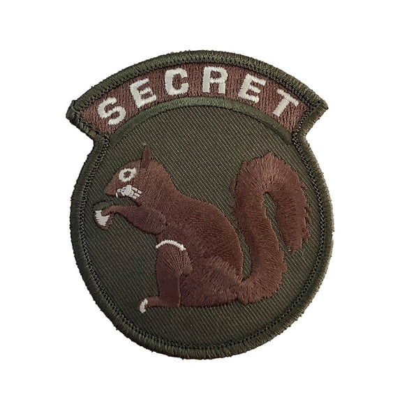 Secret Squirrel Patch – Plastic Backing