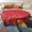 ed, variant on RuiJiao Valentine's Day Round Tablecloth 102cm Red Polyester Romantic Heart Design for Wedding Party Picnic Home Decor
