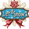 thumbnail image 3 of Kit Adornos Colgantes Ndcxsfigh Pintura Artística Diamantes Navidad Acrílica Let It Snow, 3 of 9
