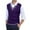367#Purple, variant on Sweater Vest Men V Neck Casual Sleeveless Pullover Striped Cable Knit Business Casual Tops Fall Winter College Style Sweaters Black L