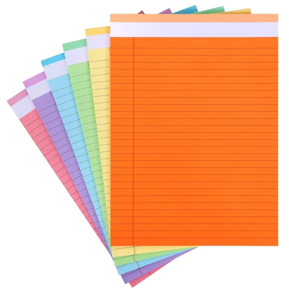 Bloques legales LABUK, paquete de 6 unidades, 21,6 x 27,9 cm, 30 hojas de ancho rayado