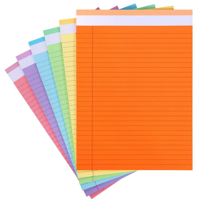 Bloques legales LABUK, paquete de 6 unidades, 21,6 x 27,9 cm, 30 hojas de ancho rayado