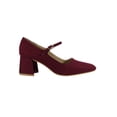 thumbnail image 2 of ZAPATILLA DE VESTIR DE NOBUCK VINO MARCA LEON AG06, 2 of 4