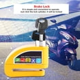 thumbnail image 4 of Sistema de alarma de seguridad para motocicleta, Scooter, bicicleta, antirrobo, bloqueo de freno de disco, amarillo Jadeshay A, 4 of 8