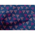 thumbnail image 4 of oneOone Tissu Popeline de Coton Tissu à Blocs Triangulaires Imprimé au Mètre 42 Pouces de Large, 4 of 4