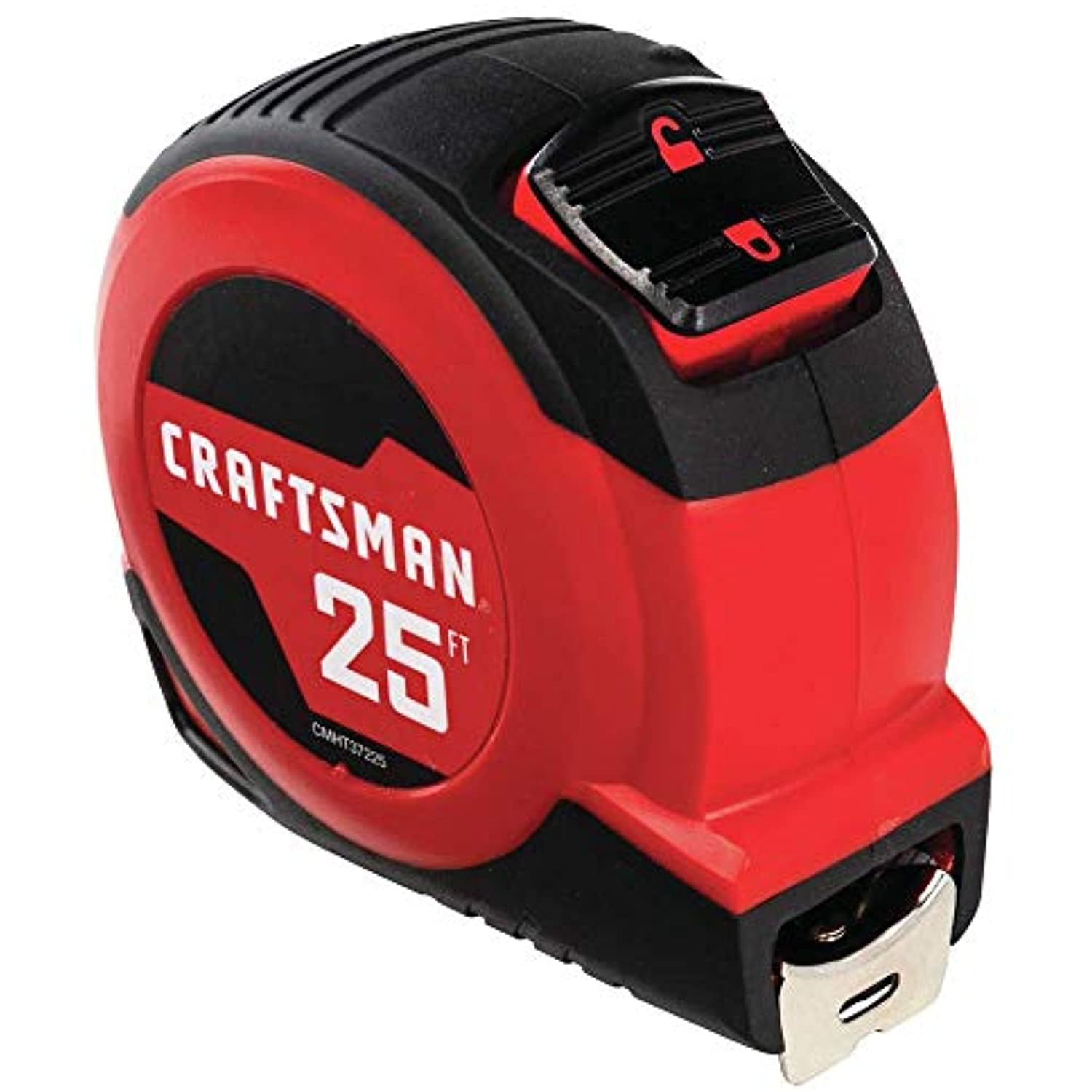 The Brushman, 25 ft. Manual Locking - Extra Wide Tape Measure