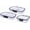 PKS-3S (3-Piece Set), variant on Prokeeper + Deli Storage Set: Air-Tight Sealed Containers w Grooved Bottom, Dry Erase Lid, , Stackable, Keeps Meats & Cheeses , PKS-700C Deli 1.65L