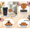 thumbnail image 2 of Cafetera de camping ZK&HX LIFE para verter más de 400 ml de acero inoxidable, 2 of 6