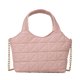 thumbnail image 1 of Bolso bandolera para mujer PU cuero acolchado Casual cadena señoras monedero (rosa) Ndcxsfigh Para Estrenar, 1 of 2