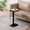 Black, variant on Stirling Solid Mango Wood C Shape End Table 25 Inch Walnut