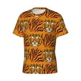 thumbnail image 3 of Rocae Tiger for Men's Moisture-Wicking Crew Tee - T-Shirt for Sports, Outdoor Activities, and Casual WearSmall, 3 of 9